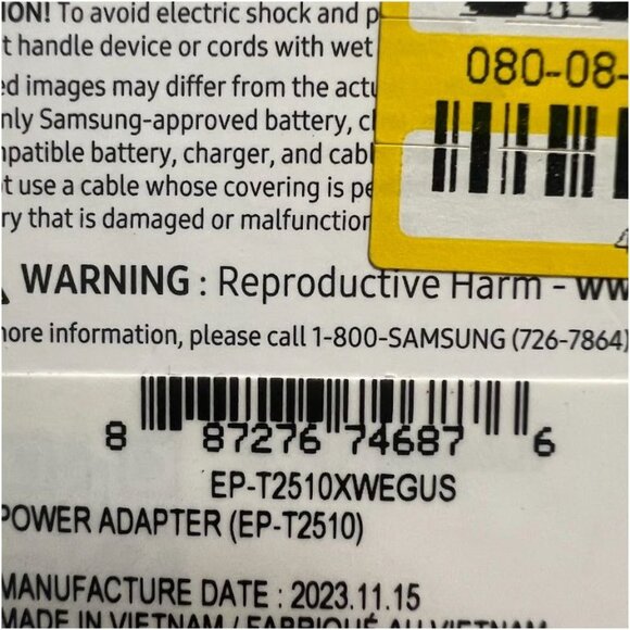 Samsung 25 W Super‑Fast USB‑C PD Wall Charger + 3 A Cable - Picture 4 of 4